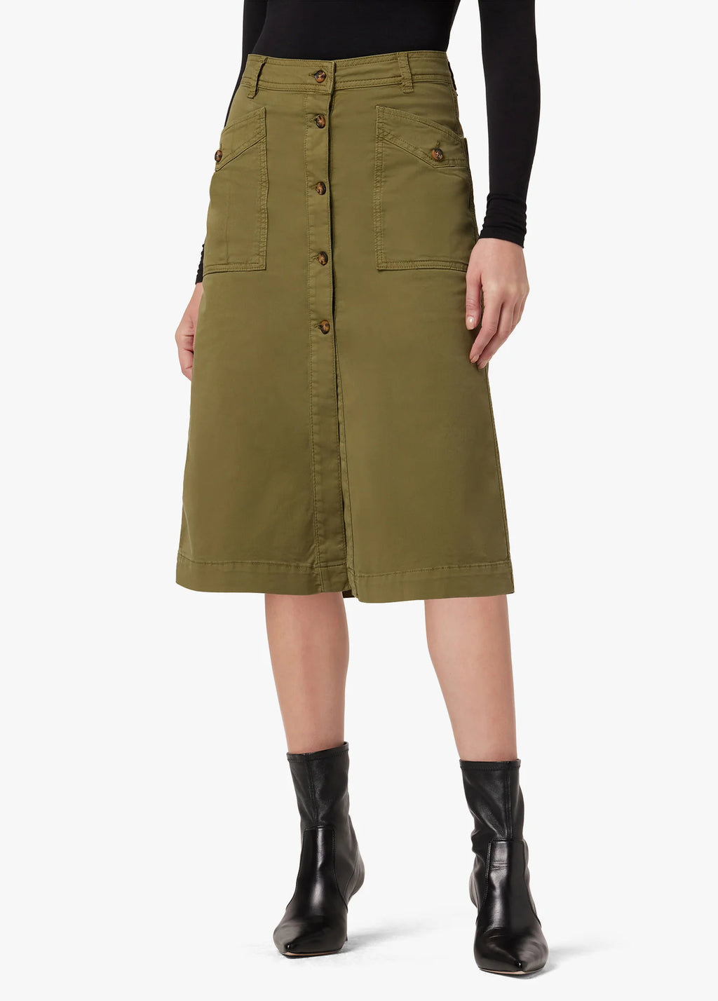 Joe's Jeans Premium Cargo Midi Skirt