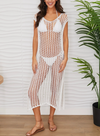 Milio Milano Linen Midi Twist Front S/S Dress