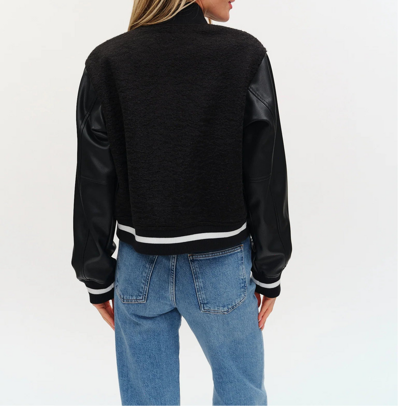 Six Fifty York Faux Shearling Bomber Jacket