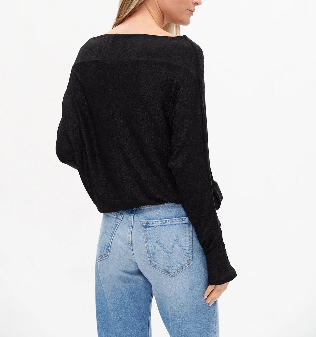 Six Fifty The Anywhere  Lurex Off The Shoulder Top