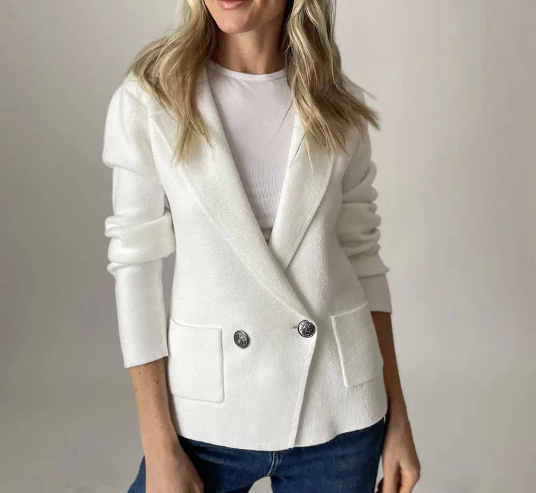 Six Fifty Double Breasted Heller Blazer