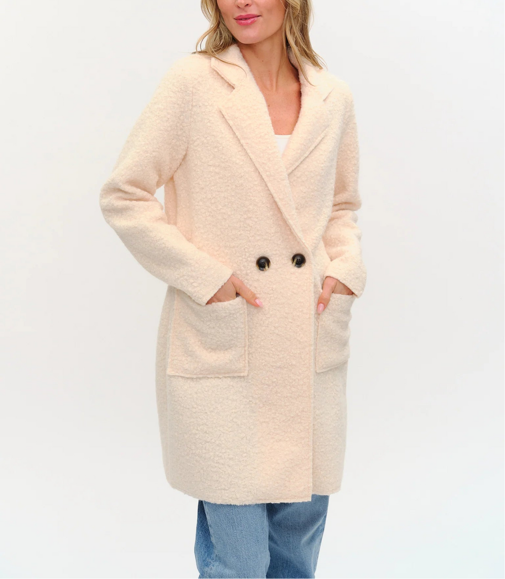 Six Fifty Clothing York Faux Shearling Long Coat