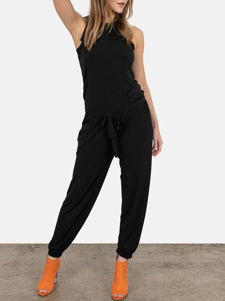 Eva Varro Neck Tie Jumpsuit