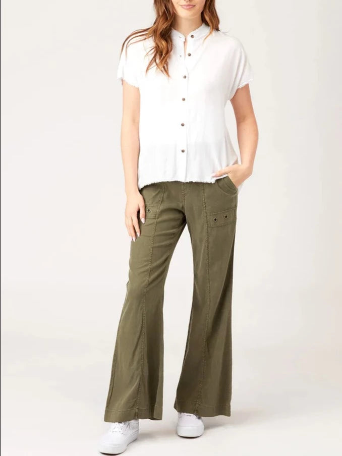 XCVI/Wearables Twill Sebby Wide Leg Pant