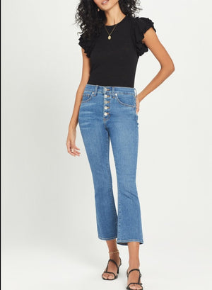 Goldie Sleeveless Double Ruffle Tee
