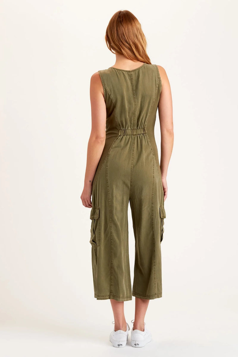 XCVI/Wearables Norris Crop Jumpsuit