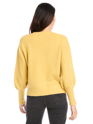 Fifteen Twenty Puff Sleeve Sweater