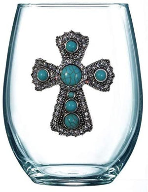 The Queen's Jewels Jeweled Stemless Glassware Collection