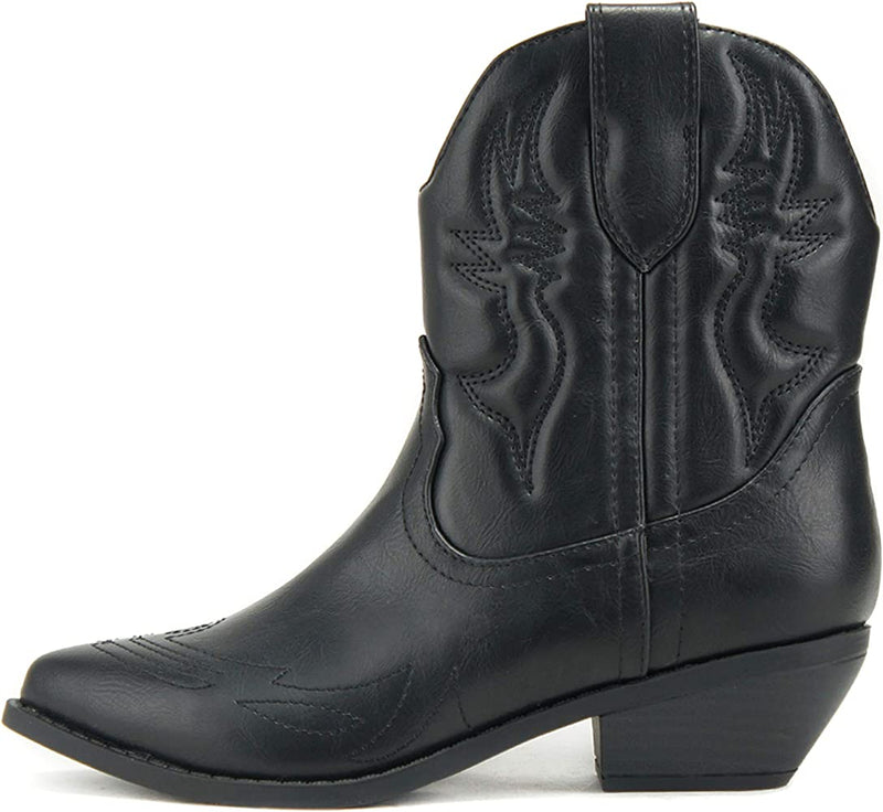 Soda Rigging Cowboy Ankle Boot