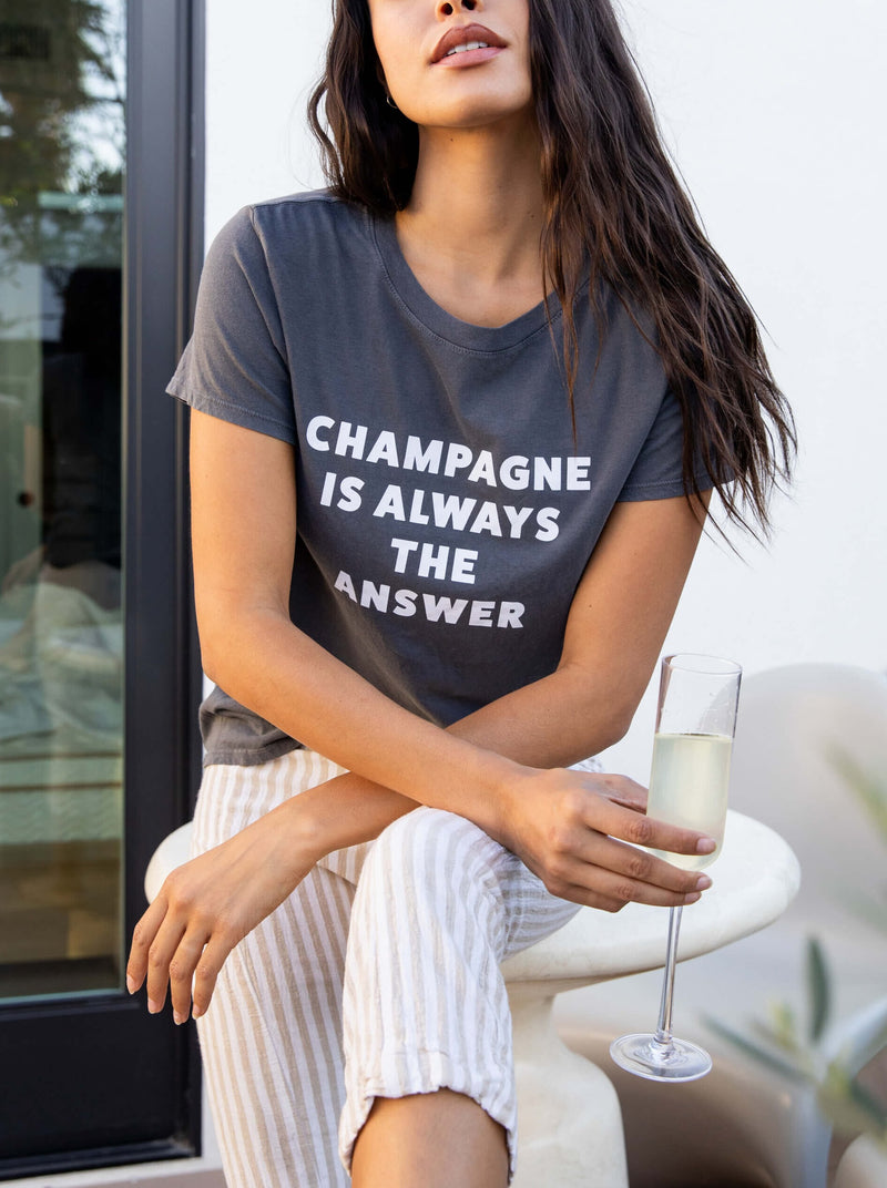 SUB_URBAN RIOT Champagne is Always the Answer Tee