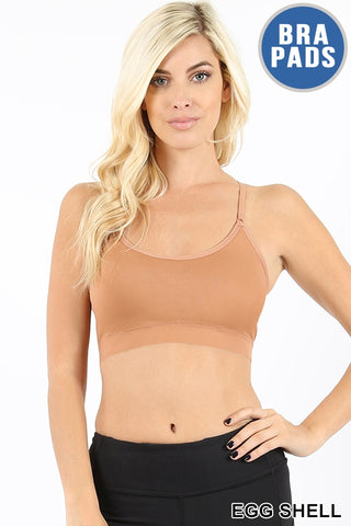 Seamless Adjustable Strap Cami
