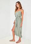 bella dahl Smocked Back Belted Cami Dress