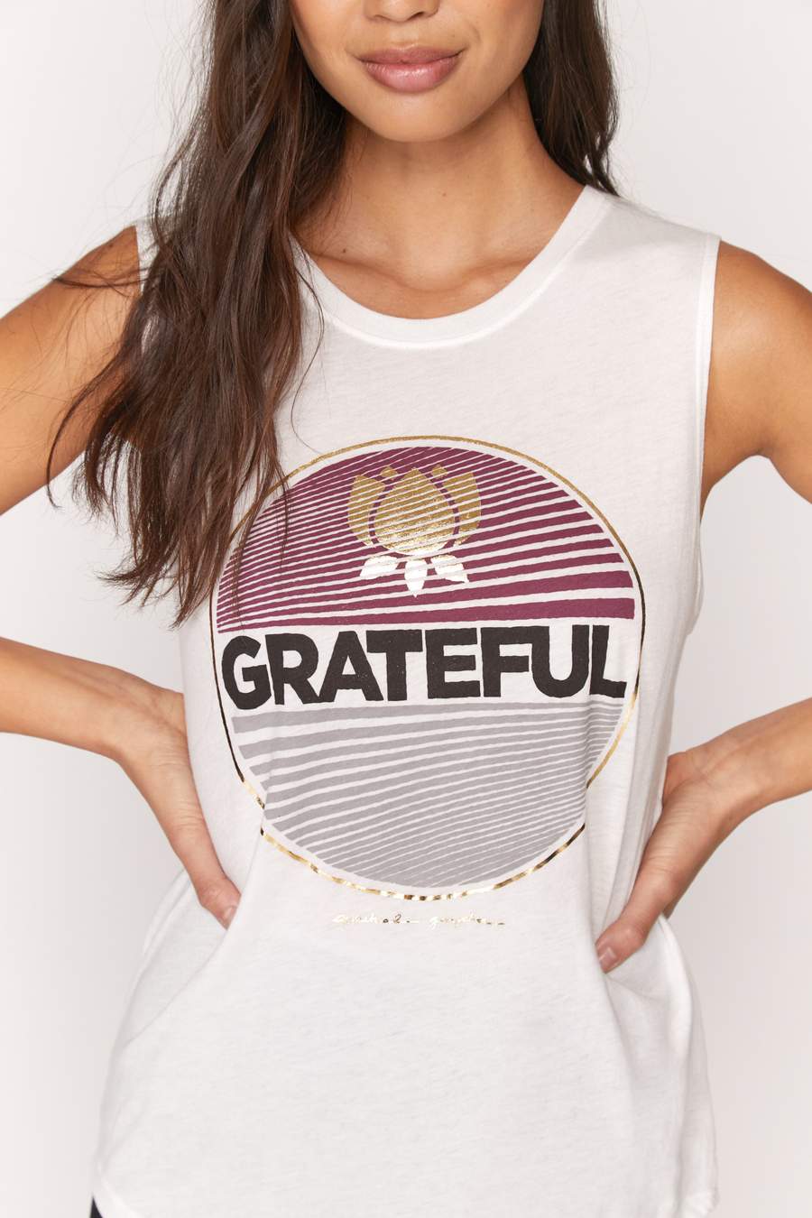 ヨガ・フィットネスその他 Spiritual Gangster KNOTTED MUSCLE TANK Knot Muscle Tank - Indigo Bay