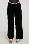 Chaser Stretch Velvet Wide Leg Pant