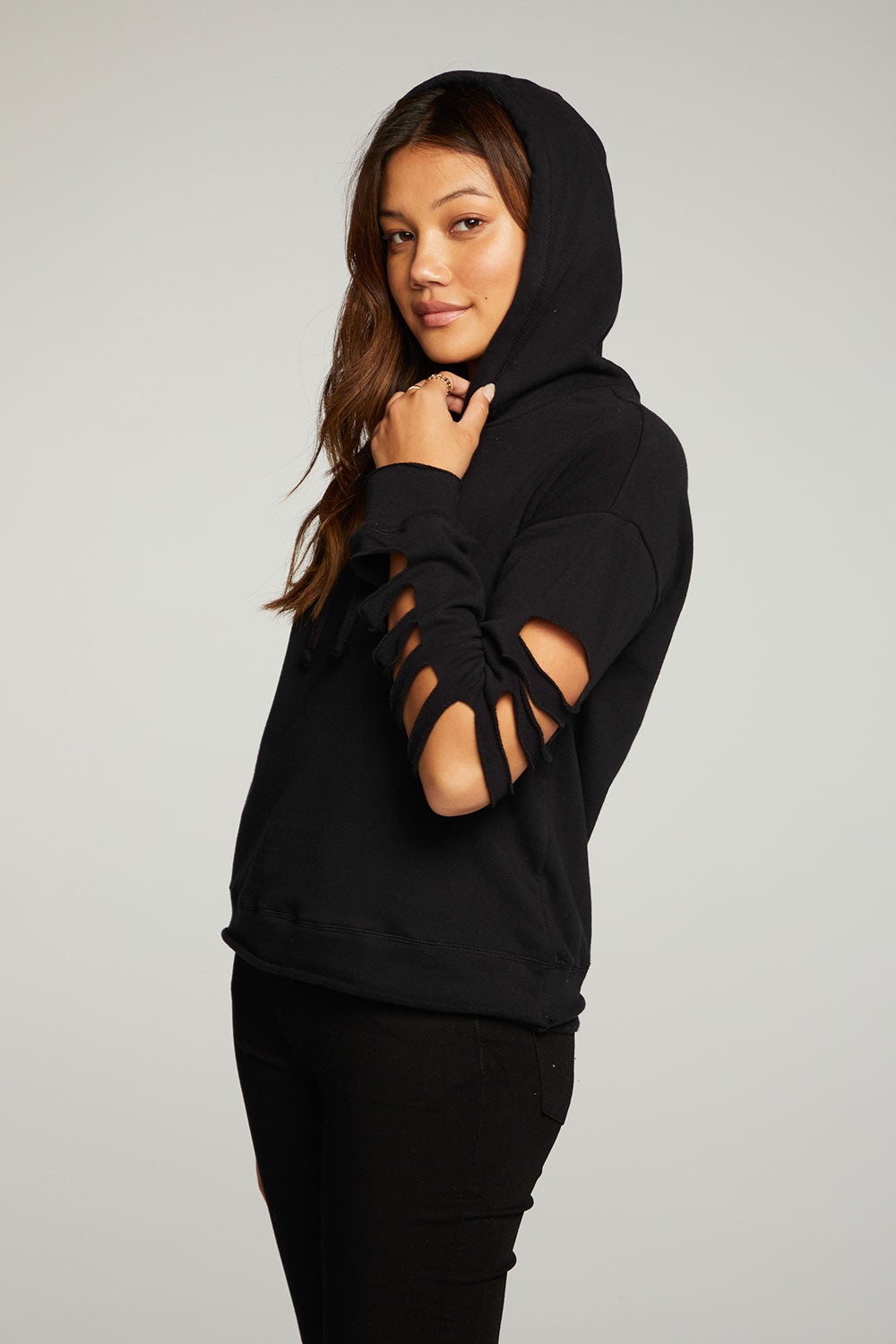 Chaser Cotton Fleece Vented L/S Pullover Hoodie