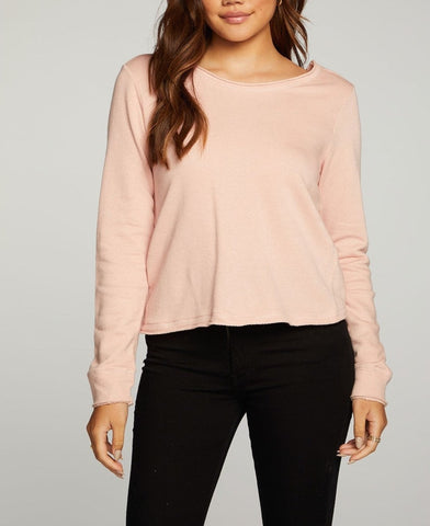 Chaser RPET Bliss Knot Long Sleeve Pullover