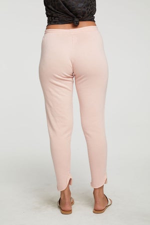 Chaser Linen French Terry Tulip Hem Lounge Pant