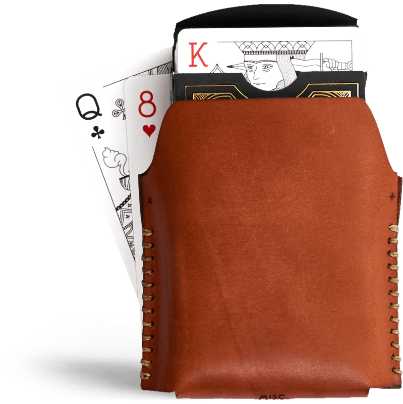 Misc. Goods Co Playing Cards in Leather Case