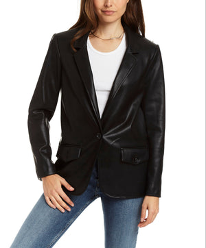 Drew Rena Vegan Leather Blazer