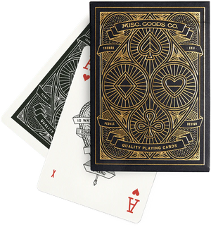 Misc. Goods Co Playing Cards in Leather Case