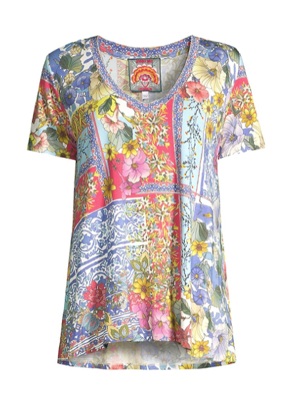 JOHNNY WAS Midsummer Favorite Shirt / Blooming Breeze Shirt