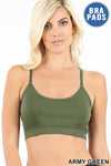 Cross Back Padded Seamless Bralette