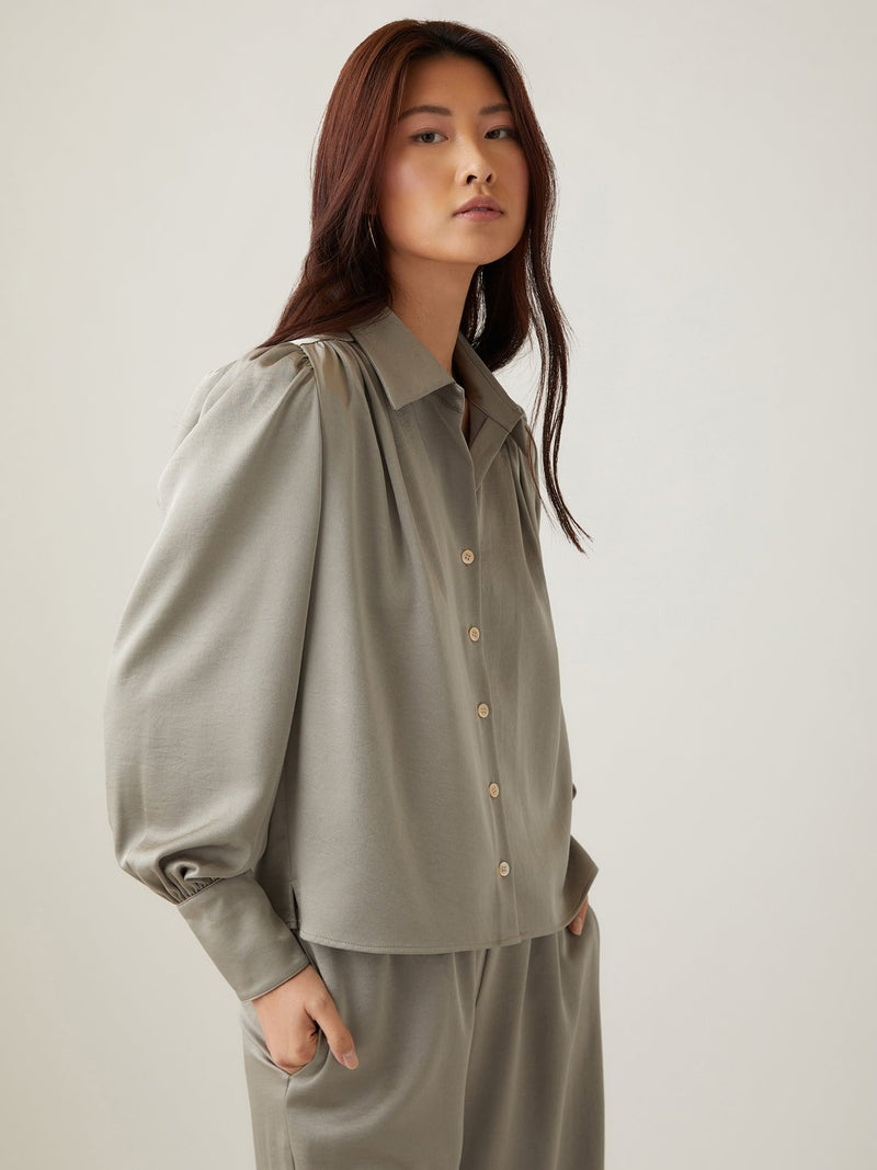 Fifteen Twenty Blouson Sleeve Top