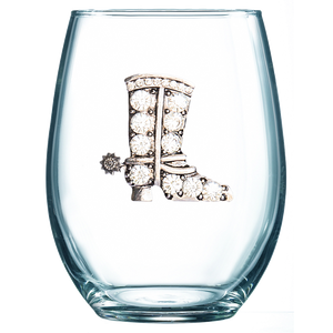 The Queen's Jewels Jeweled Stemless Glassware Collection