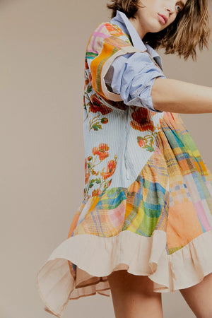 Free People Printed Agnes Dress