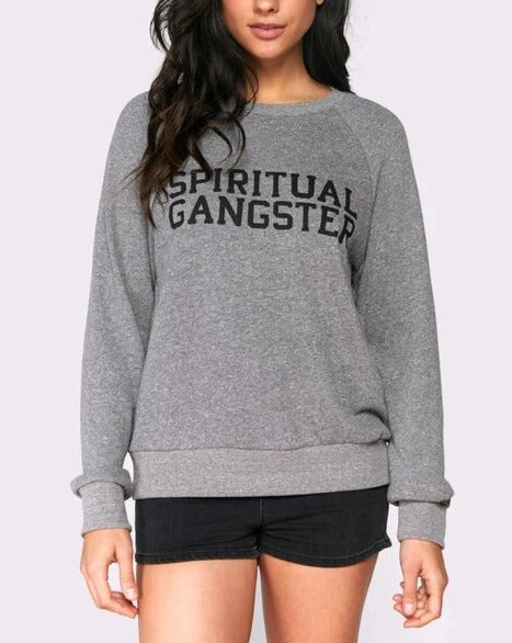 Spiritual Gangster Varsity Old School Sweatshirt (Women's)