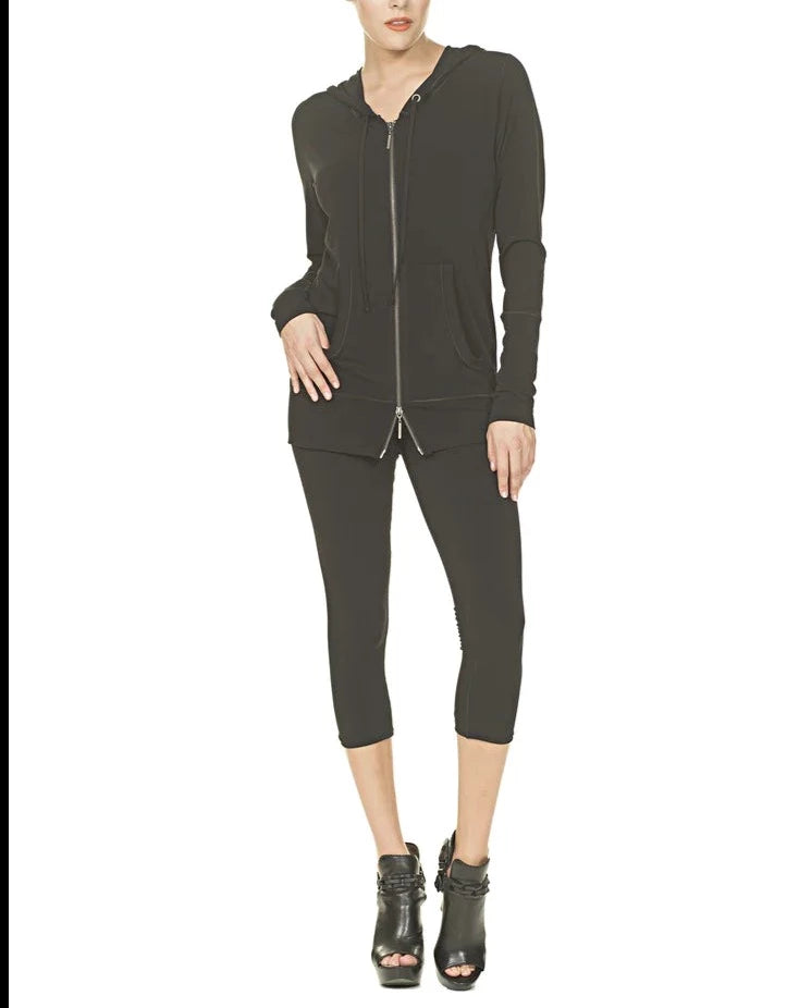 Eva Varro Hooded Pocket Zip Jacket