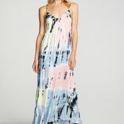 Chaser Heirloom Woven Tiered Ruffle Maxi Dress