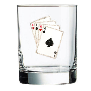 The Queen's Jewels Jeweled Stemless Glassware Collection