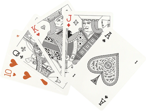 Misc. Goods Co Playing Cards in Leather Case