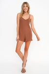 Chaser Triblend Double V-Tank Shorts Romper