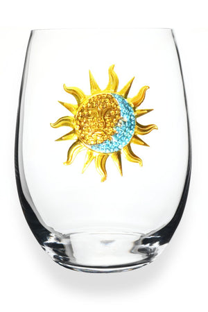 The Queen's Jewels Jeweled Stemless Glassware Collection